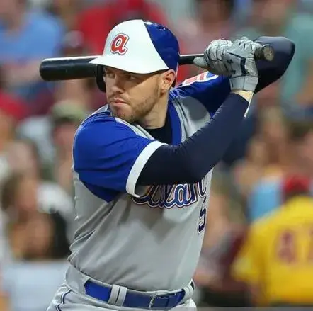 FREDDIE FREEMAN Atlanta Braves 1970’s Away Majestic Throwback Baseball Jersey 