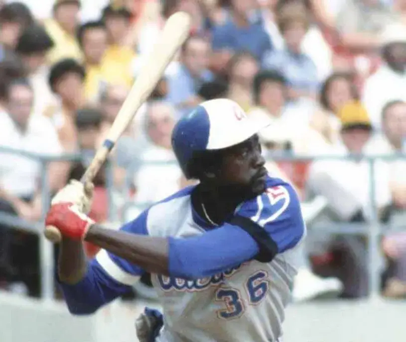 GARY MATTHEWS Atlanta Braves 1979 Away Majestic Throwback Baseball Jersey 