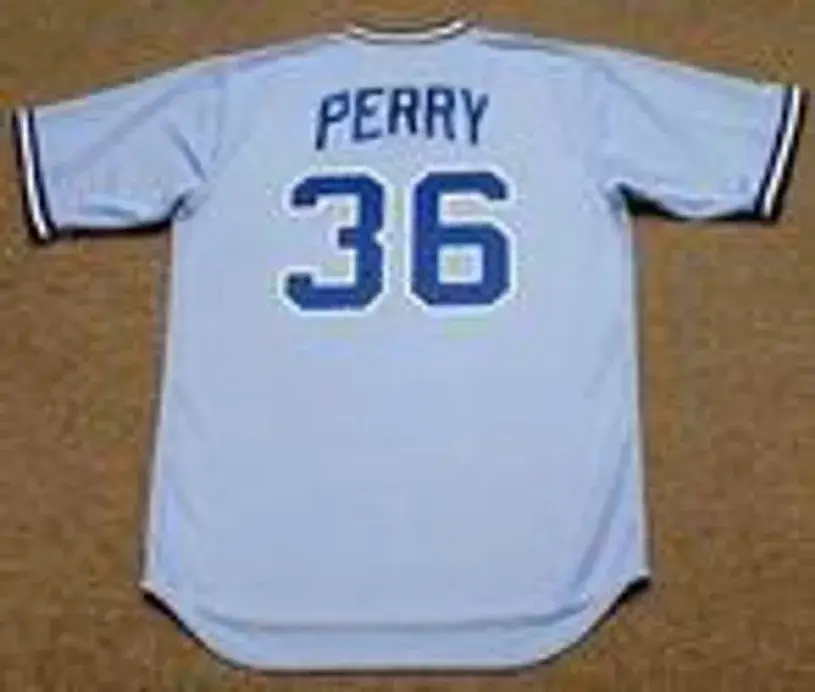 GAYLORD PERRY Atlanta Braves 1981 Majestic Cooperstown Throwback Baseball Jersey 