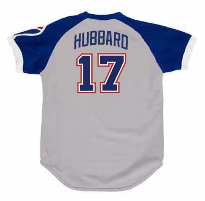 GLENN HUBBARD Atlanta Braves 1979 Away Majestic Throwback Baseball Jersey 