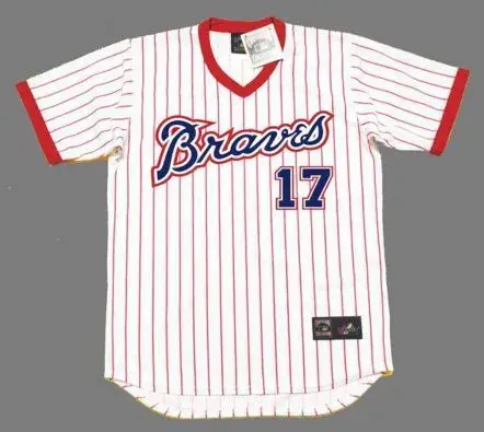 GLENN HUBBARD Atlanta Braves 1979 Majestic Cooperstown Throwback Baseball Jersey 