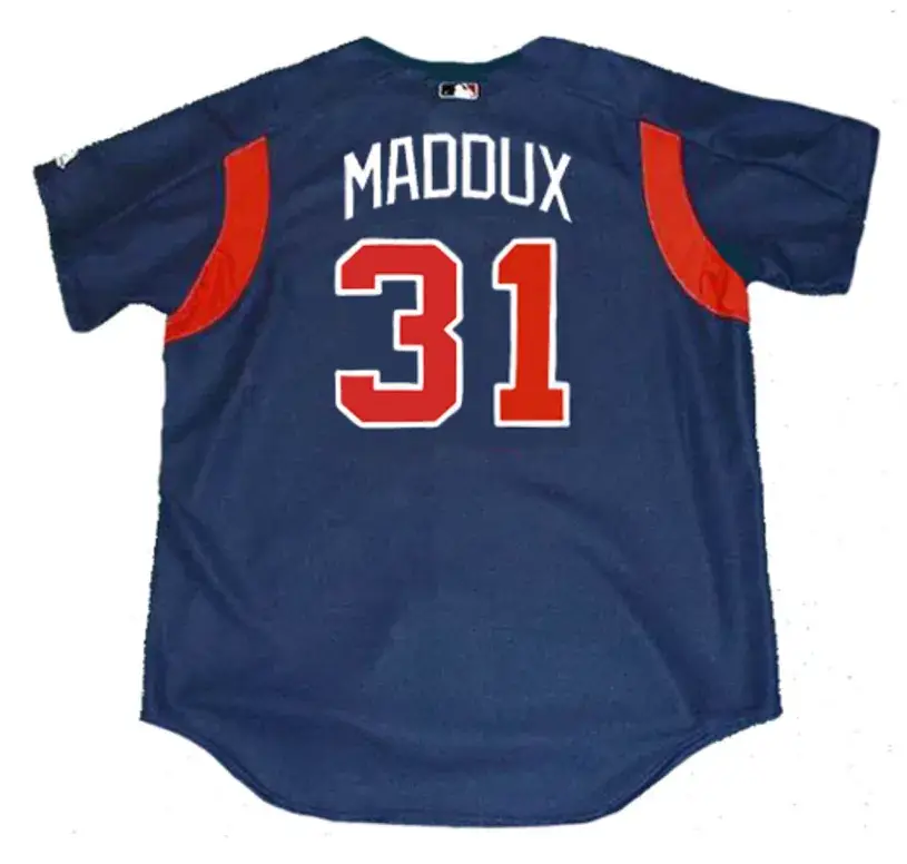 GREG MADDUX Atlanta Braves 2003 Majestic Authentic Throwback Baseball Jersey 