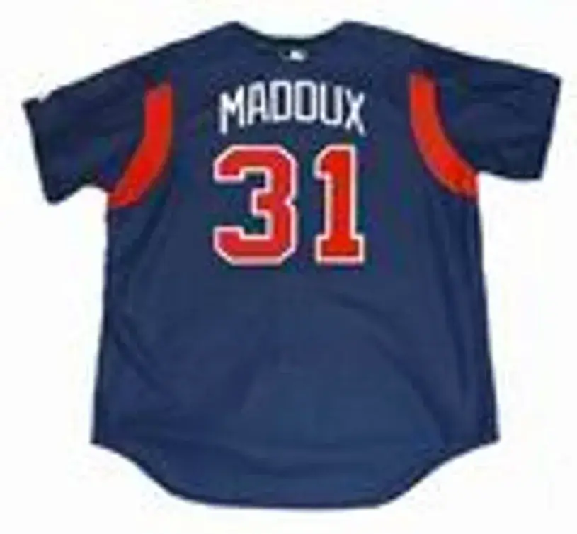 GREG MADDUX Atlanta Braves 2003 Majestic Authentic Throwback Baseball Jersey 