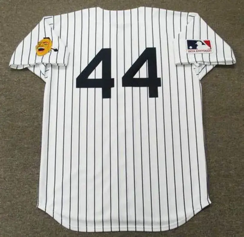HANK AARON Atlanta Braves 1969 Majestic Throwback Home Baseball Jersey 