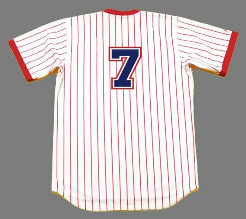 JEFF BURROUGHS Atlanta Braves 1978 Majestic Cooperstown Throwback Baseball Jersey