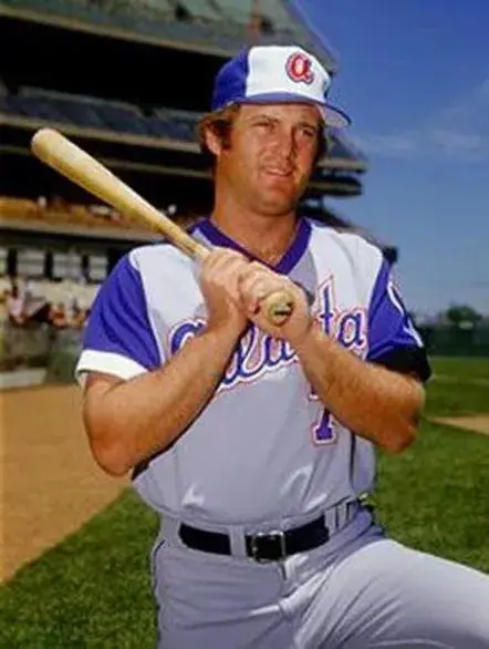 JEFF BURROUGHS Atlanta Braves 1979 Away Majestic Throwback Baseball Jersey 