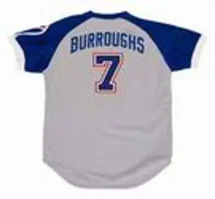 JEFF BURROUGHS Atlanta Braves 1979 Away Majestic Throwback Baseball Jersey 