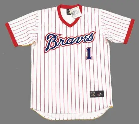 JERRY ROYSTER Atlanta Braves 1979 Majestic Cooperstown Throwback Baseball Jersey 