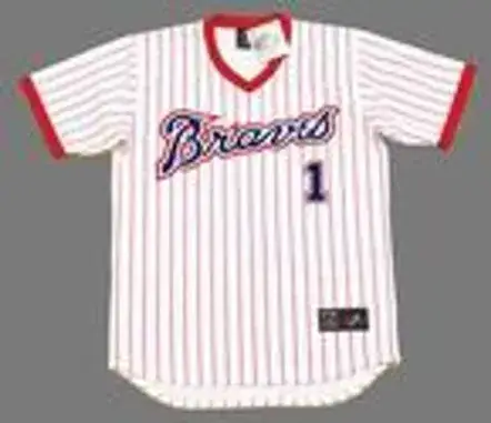 JERRY ROYSTER Atlanta Braves 1979 Majestic Cooperstown Throwback Baseball Jersey 