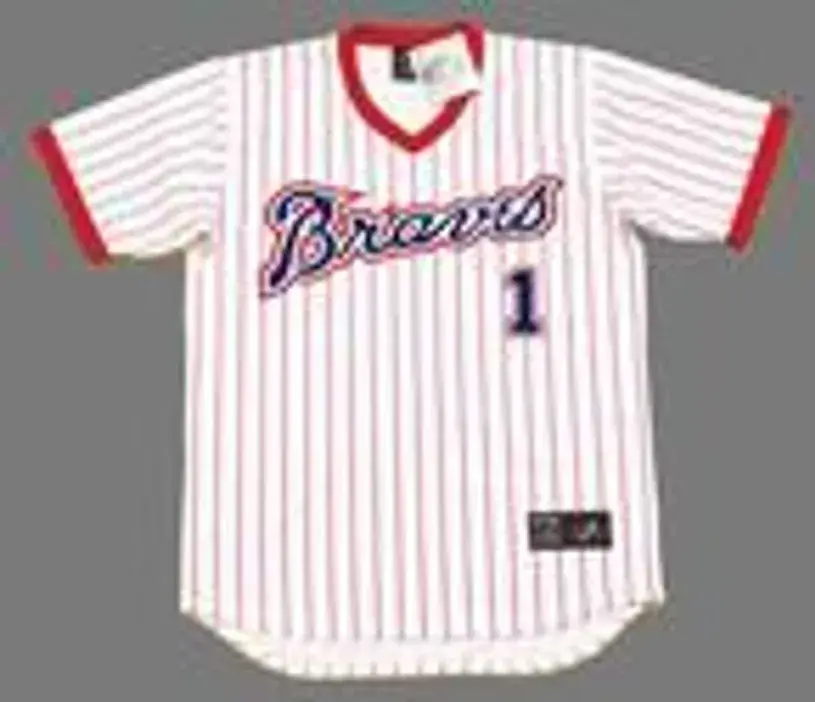 JERRY ROYSTER Atlanta Braves 1979 Majestic Cooperstown Throwback Baseball Jersey 