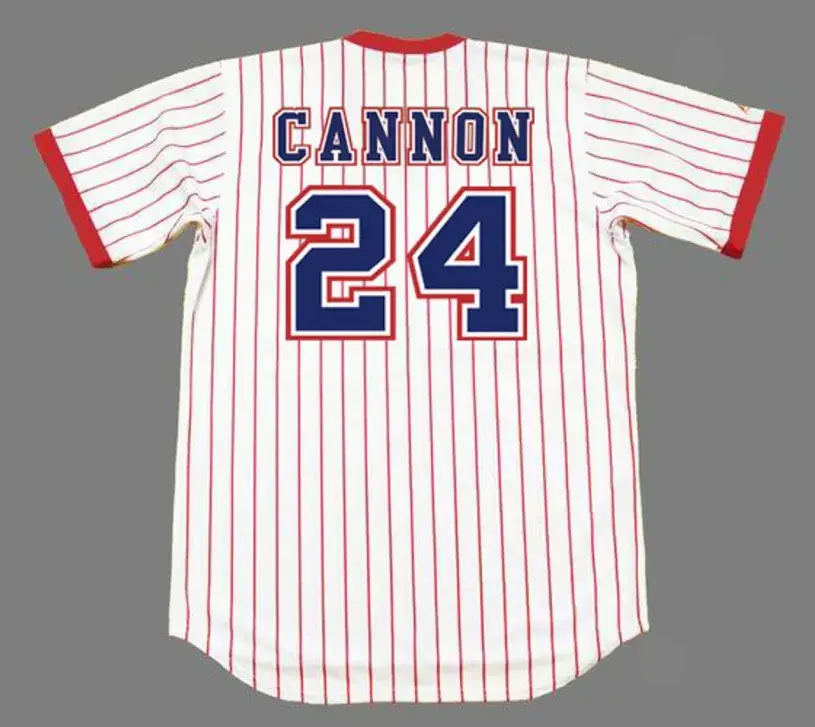JIMMY “CANNON” WYNN Atlanta Braves 1976 Home Majestic Throwback Baseball Jersey 
