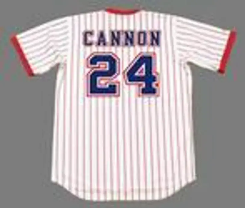 JIMMY “CANNON” WYNN Atlanta Braves 1976 Home Majestic Throwback Baseball Jersey 