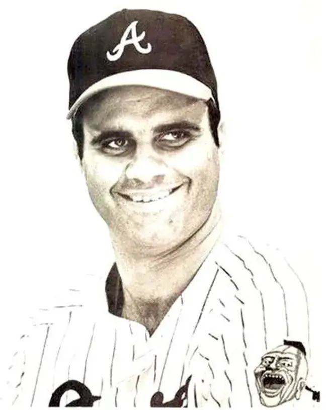 JOE TORRE Atlanta Braves 1968 Majestic Cooperstown Home Baseball Jersey 