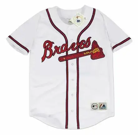 JOHN ROCKER Atlanta Braves 1999 Home Majestic Throwback Baseball Jersey