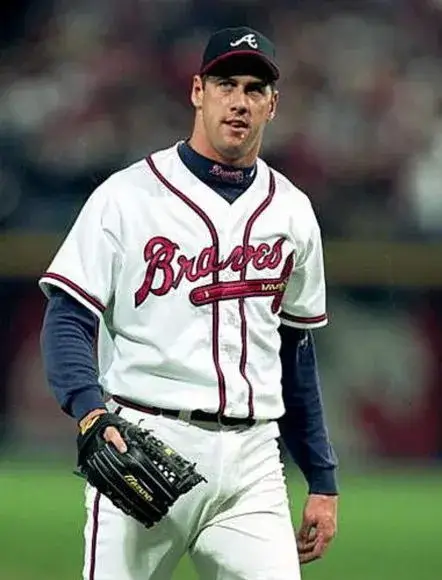 JOHN ROCKER Atlanta Braves 1999 Home Majestic Throwback Baseball Jersey 