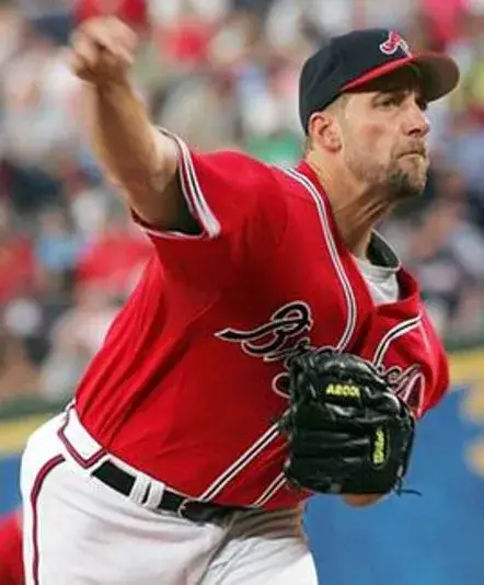 JOHN SMOLTZ Atlanta Braves 2006 Majestic Throwback Alternate Baseball Jersey 