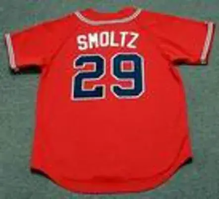 JOHN SMOLTZ Atlanta Braves 2006 Majestic Throwback Alternate Baseball Jersey 