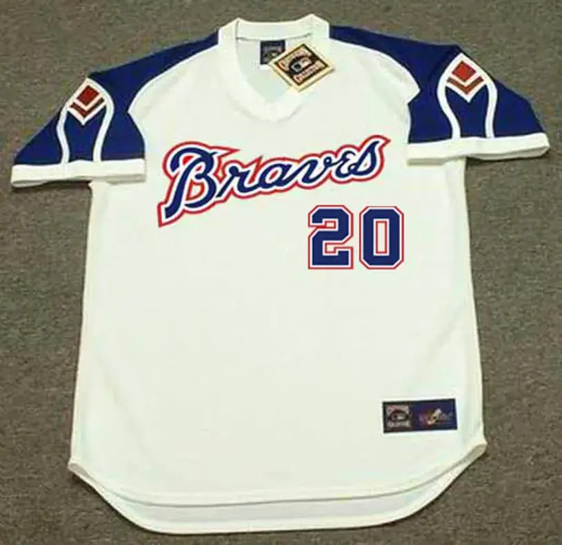 JOSH DONALDSON Atlanta Braves 1970’s Home Majestic Throwback Baseball Jersey