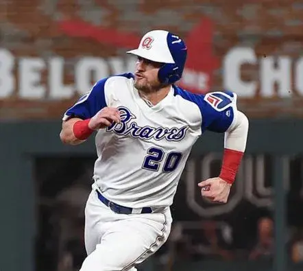 JOSH DONALDSON Atlanta Braves 1970’s Home Majestic Throwback Baseball Jersey 