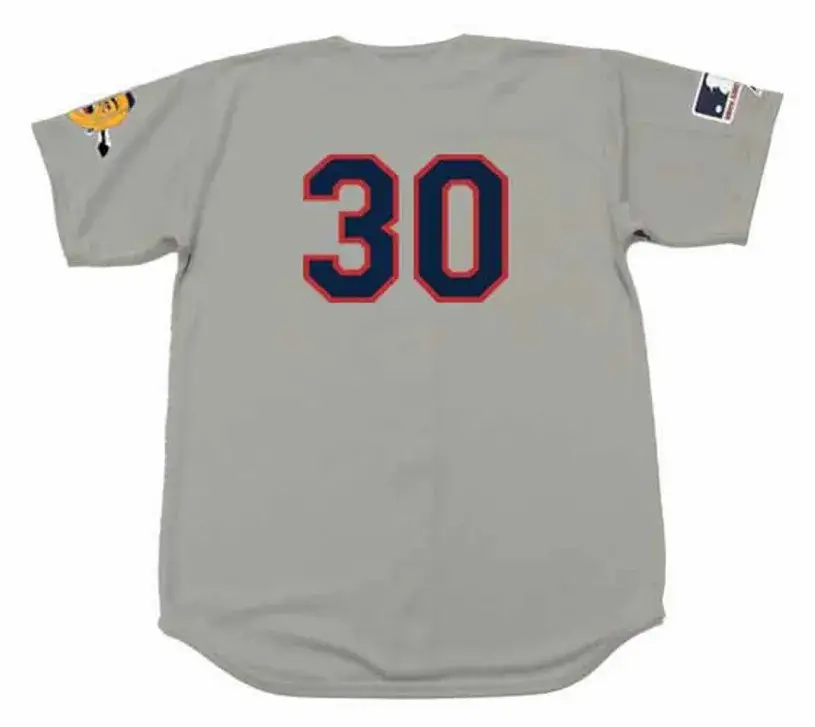 ORLANDO CEPEDA Atlanta Braves 1969 Away Majestic Throwback Baseball Jersey 