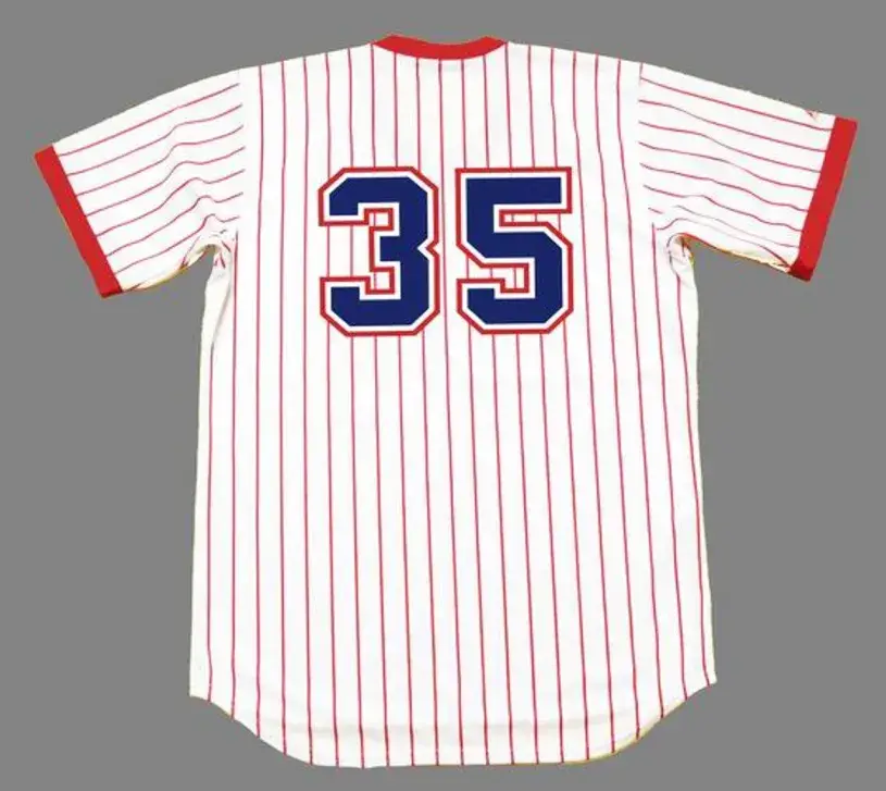 PHIL ‘KNUCKSIE” NIEKRO Atlanta Braves 1976 Home Majestic Throwback Baseball Jersey 