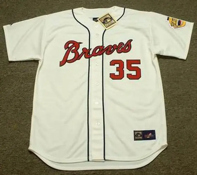 PHIL NIEKRO Atlanta Braves 1967 Majestic Cooperstown Throwback Baseball Jersey