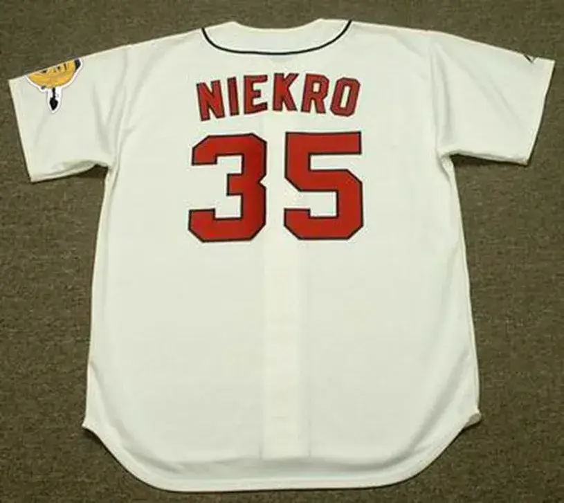 PHIL NIEKRO Atlanta Braves 1967 Majestic Cooperstown Throwback Baseball Jersey 