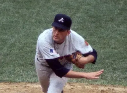PHIL NIEKRO Atlanta Braves 1969 Away Majestic Throwback Baseball Jersey 