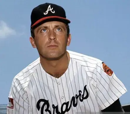 PHIL NIEKRO Atlanta Braves 1969 Majestic Throwback Home Baseball Jersey 