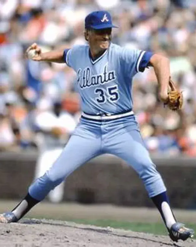 PHIL NIEKRO Atlanta Braves 1982 Majestic Cooperstown Throwback Baseball Jersey 