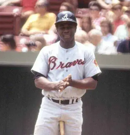 RALPH GARR Atlanta Braves 1969 Away Majestic Throwback Baseball Jersey 