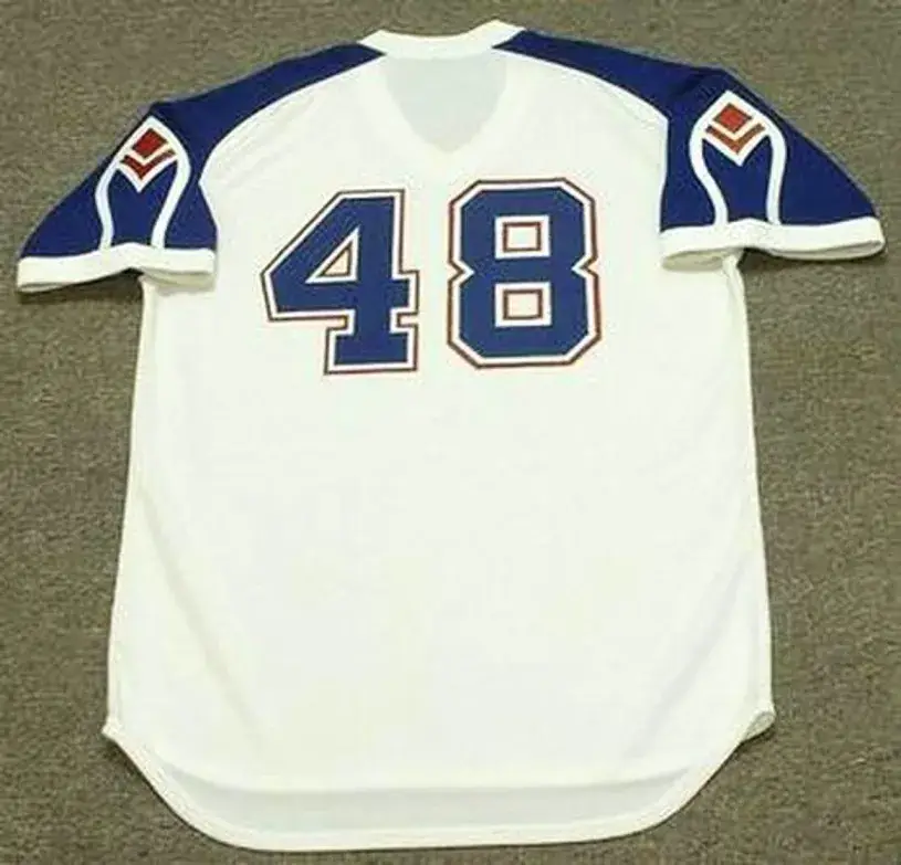 RALPH GARR Atlanta Braves 1974 Majestic Cooperstown Throwback Baseball Jersey