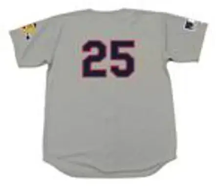 RICO CARTY Atlanta Braves 1969 Away Majestic Throwback Baseball Jersey 