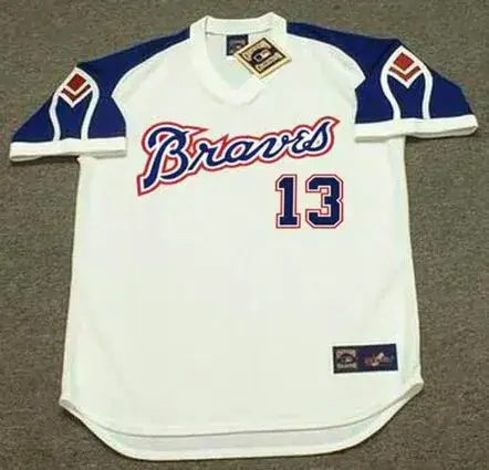 RONALD ACUNA JR. Atlanta Braves 1970’s Home Majestic Throwback Baseball Jersey