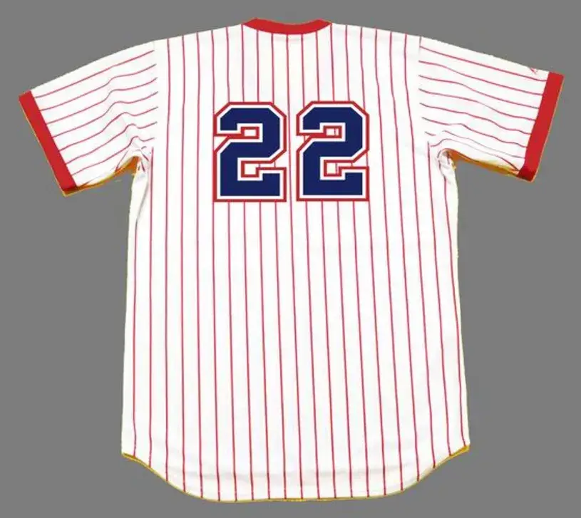 ROWLAND OFFICE Atlanta Braves 1978 Majestic Cooperstown Throwback Baseball Jersey