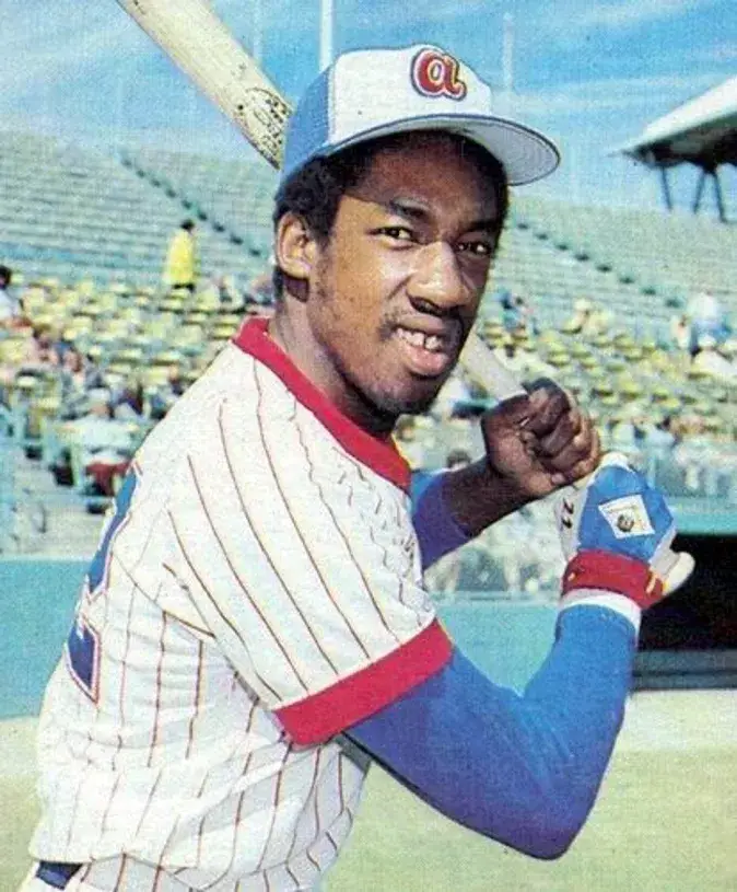 ROWLAND OFFICE Atlanta Braves 1978 Majestic Cooperstown Throwback Baseball Jersey 