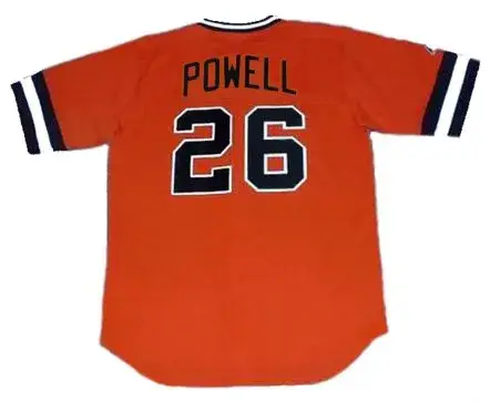 BOOG POWELL Baltimore Orioles 1971 Majestic Cooperstown Throwback Baseball Jersey 