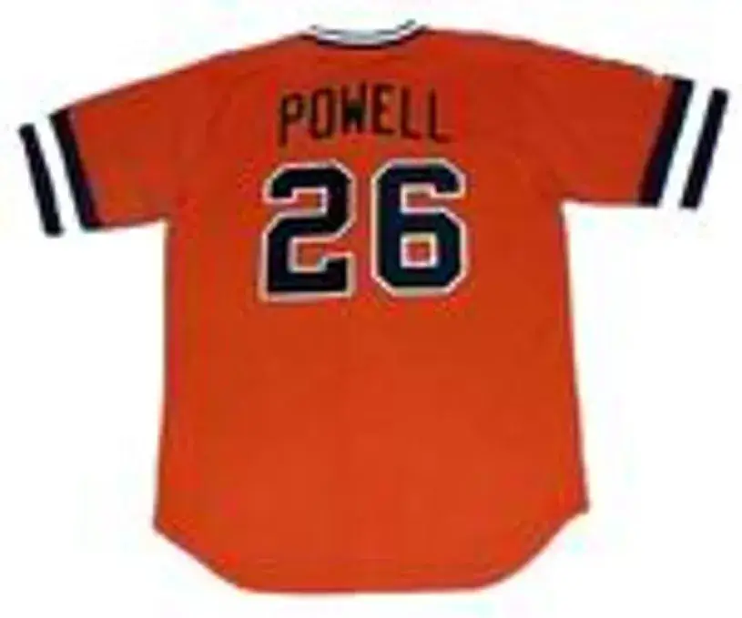 BOOG POWELL Baltimore Orioles 1971 Majestic Cooperstown Throwback Baseball Jersey 