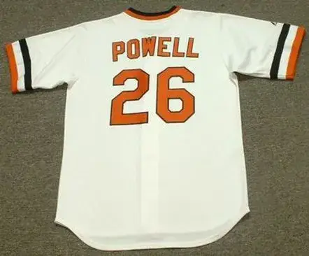 BOOG POWELL Baltimore Orioles 1974 Majestic Cooperstown Throwback Baseball Jersey 