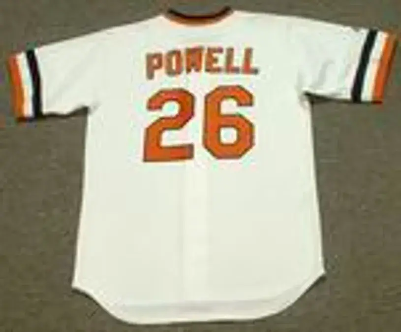 BOOG POWELL Baltimore Orioles 1974 Majestic Cooperstown Throwback Baseball Jersey 