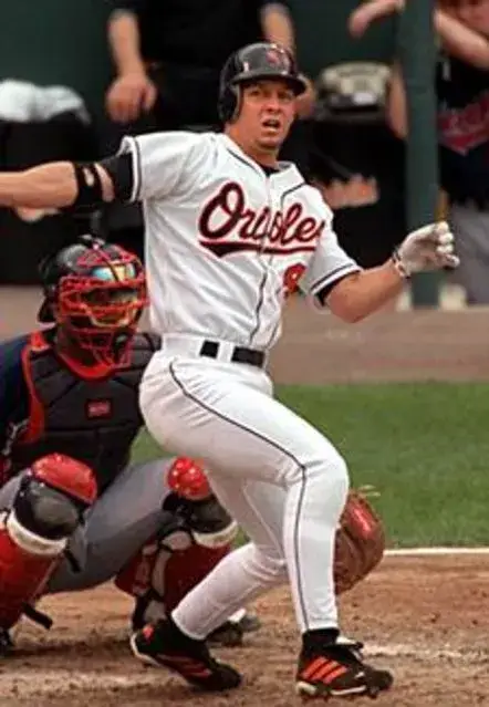 BRADY ANDERSON Baltimore Orioles 1996 Majestic Throwback Baseball Jersey 