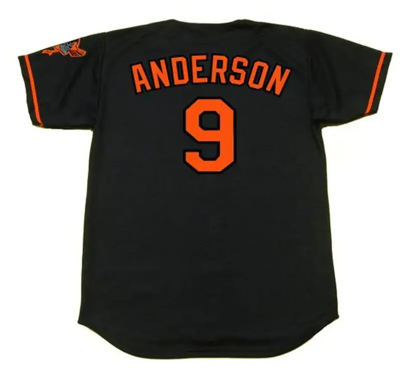 BRADY ANDERSON Baltimore Orioles 2000 Majestic Alternate Throwback Baseball Jersey 