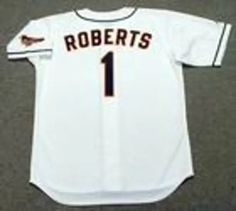 BRIAN ROBERTS Baltimore Orioles 2001 Majestic Throwback Baseball Jersey 