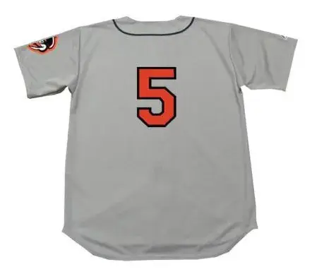 BROOKS ROBINSON Baltimore Orioles 1963 Majestic Throwback Away Baseball Jersey