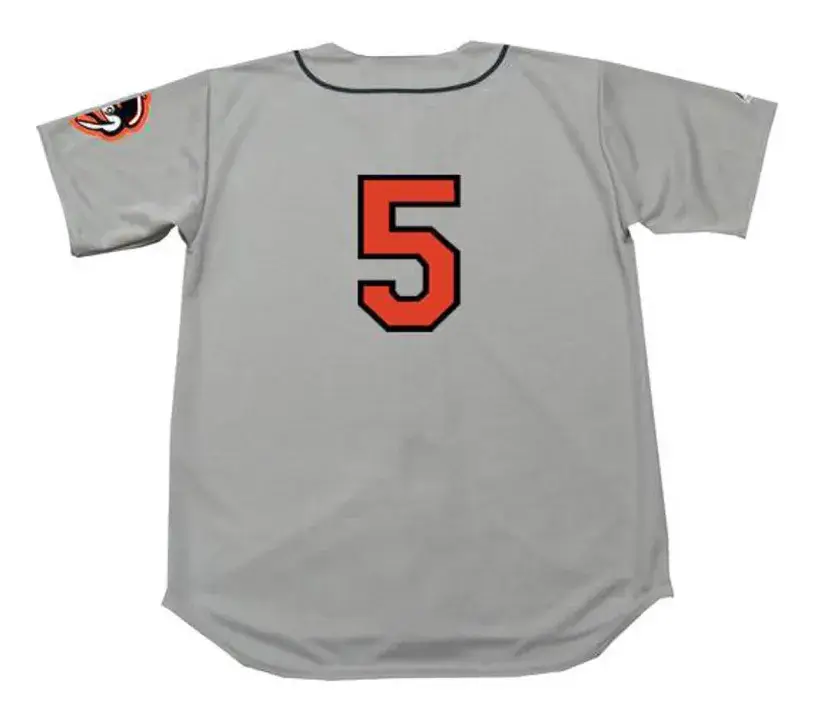 BROOKS ROBINSON Baltimore Orioles 1963 Majestic Throwback Away Baseball Jersey