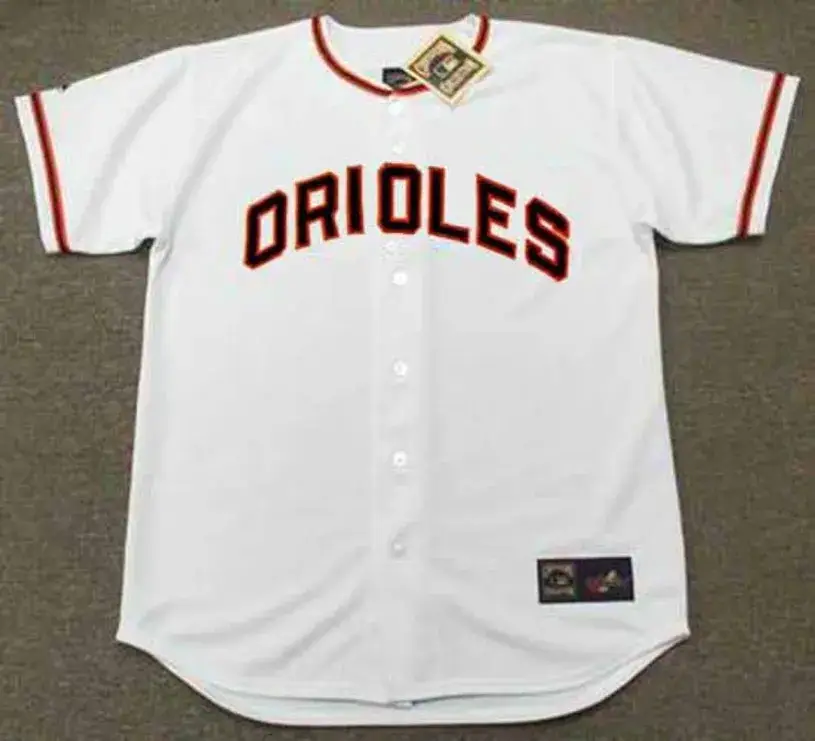 BROOKS ROBINSON Baltimore Orioles 1965 Majestic Cooperstown Home Baseball Jersey
