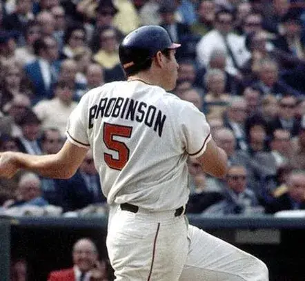 BROOKS ROBINSON Baltimore Orioles 1969 Home Majestic Baseball Throwback Jersey 