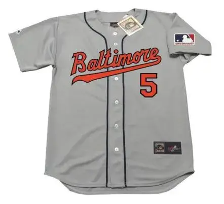 BROOKS ROBINSON Baltimore Orioles 1969 Majestic Cooperstown Away Baseball Jersey