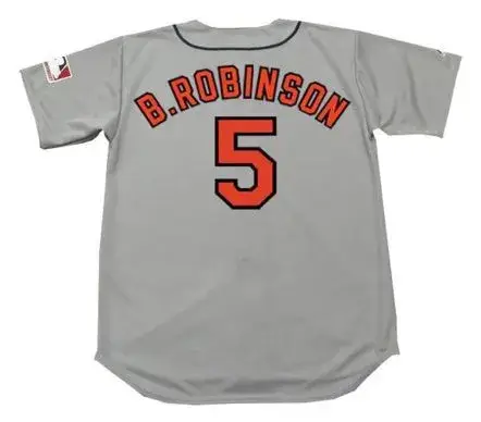 BROOKS ROBINSON Baltimore Orioles 1969 Majestic Cooperstown Away Baseball Jersey 