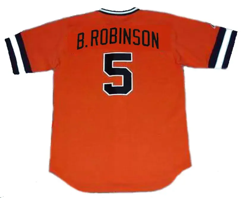 BROOKS ROBINSON Baltimore Orioles 1971 Majestic Cooperstown Throwback Jersey 